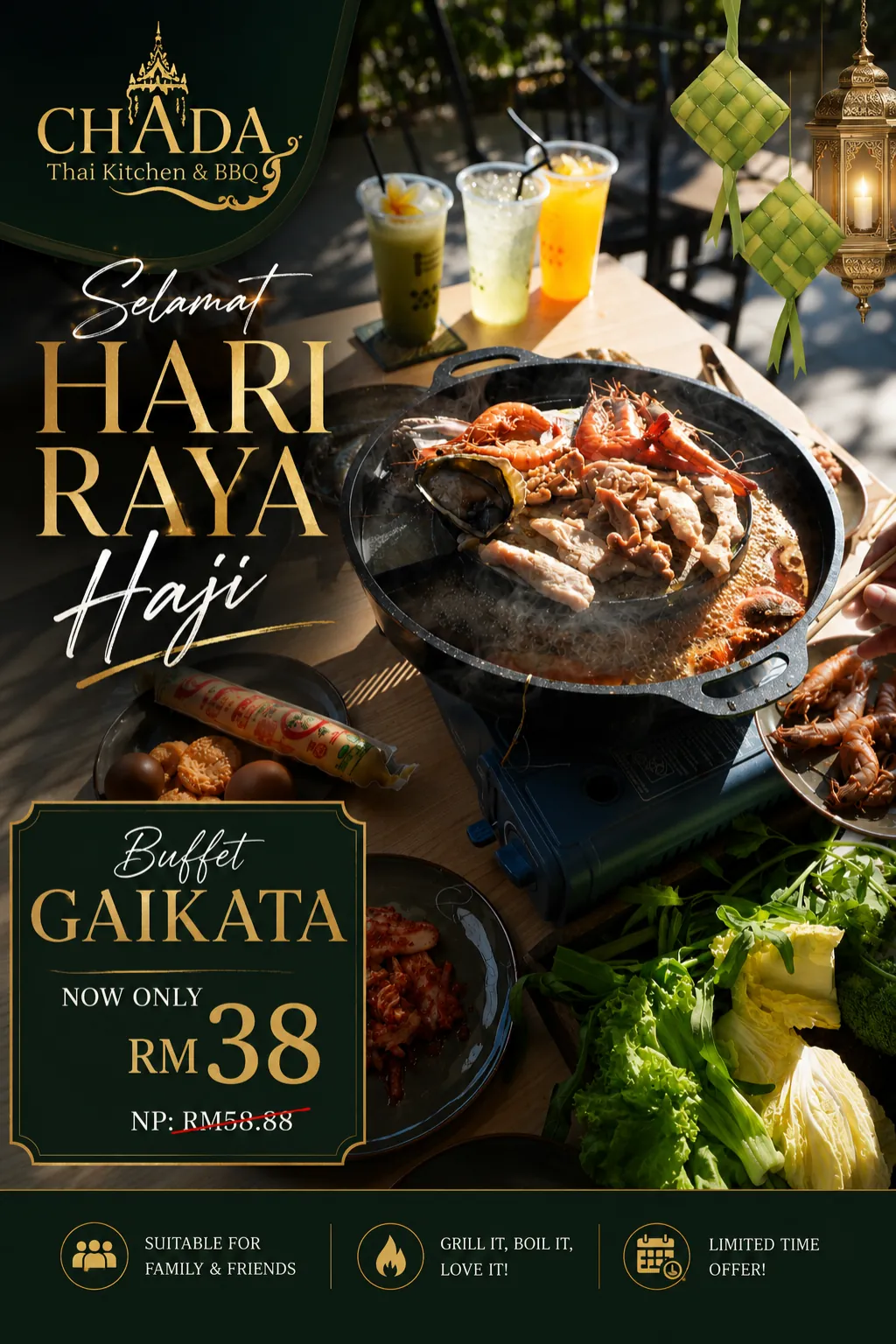 CHADA Thai Kitchen festive campaign project