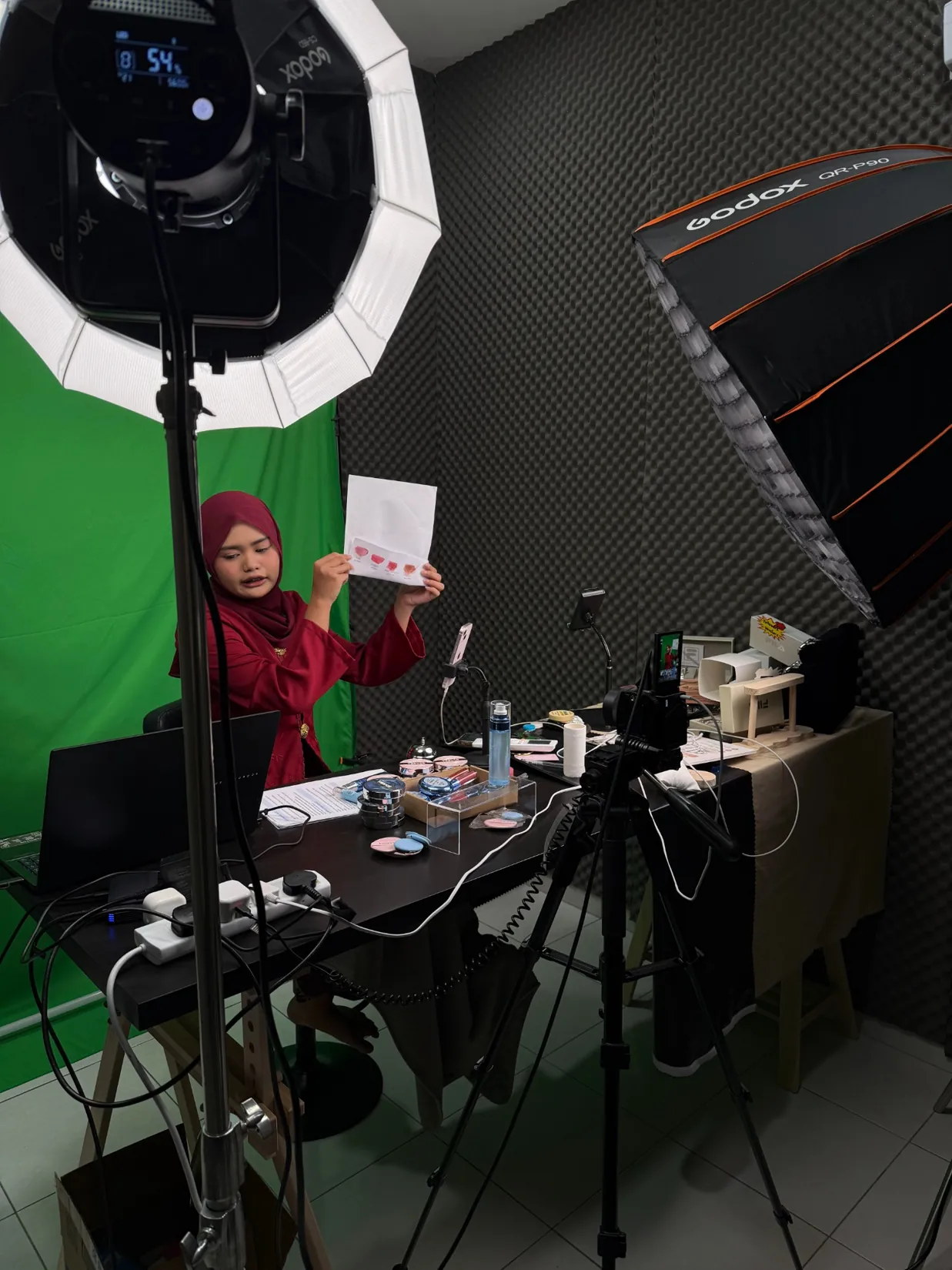 Live streaming production setup